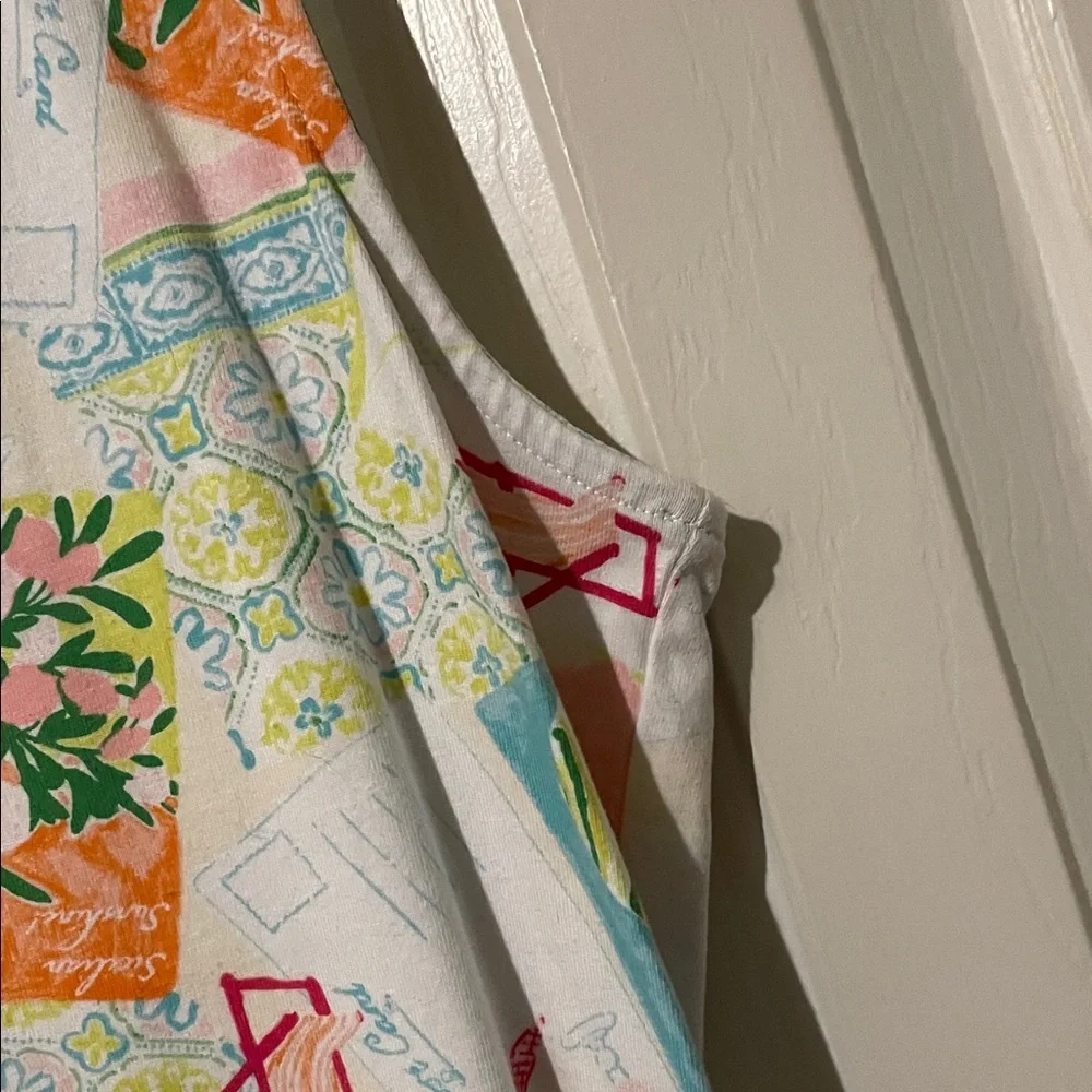 Denim&Co Colorful Patterned Tank Top - Picture 6 of 9